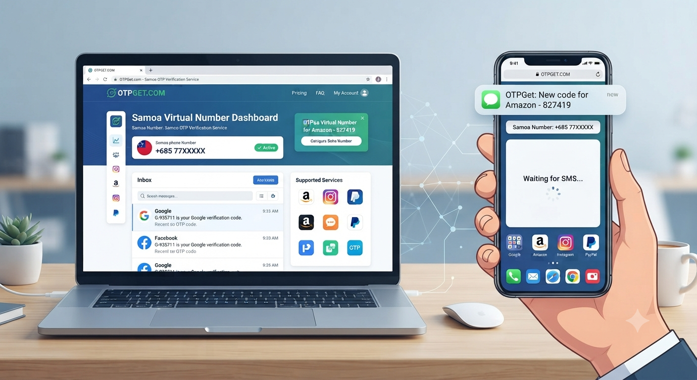 Get OTP Number for Samoa with OTPGet – Fast SMS Verification