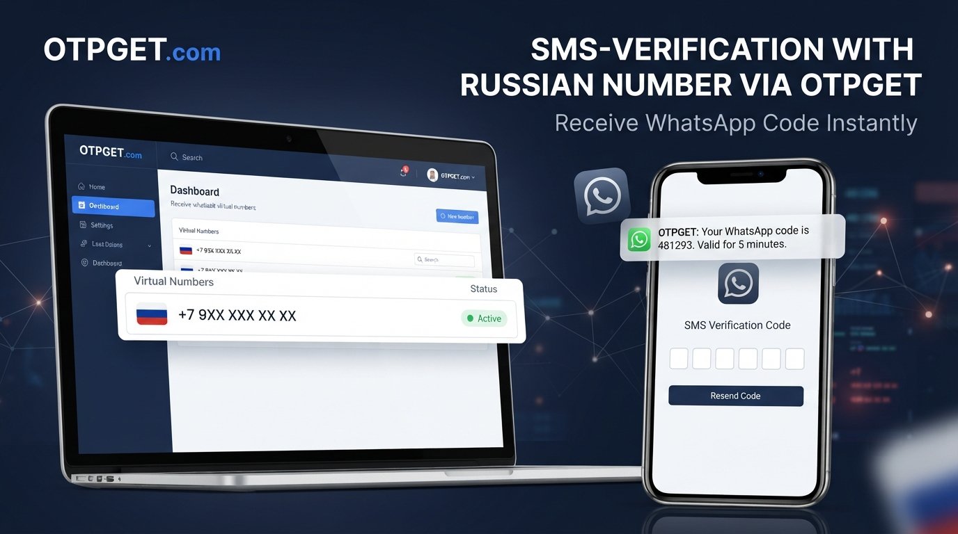 WhatsApp OTP Number for Russia | OTPGET Verification Guide Online