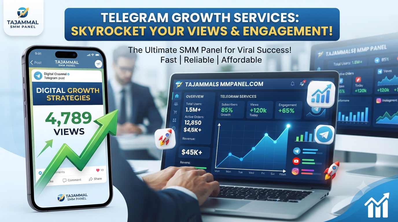 Buy Telegram Post Views with TAJAMMAL SMM PANEL