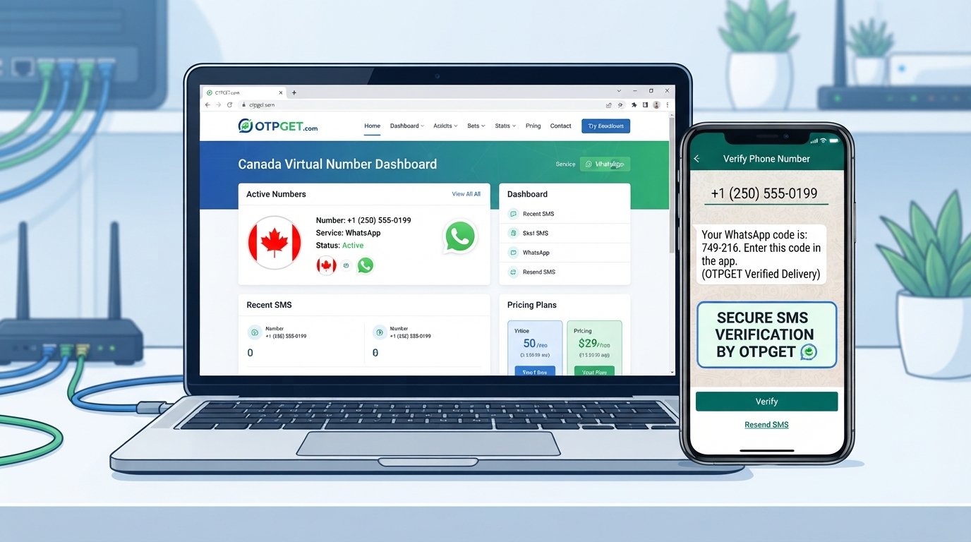 Canada Virtual Number for WhatsApp With Fast OTP Delivery