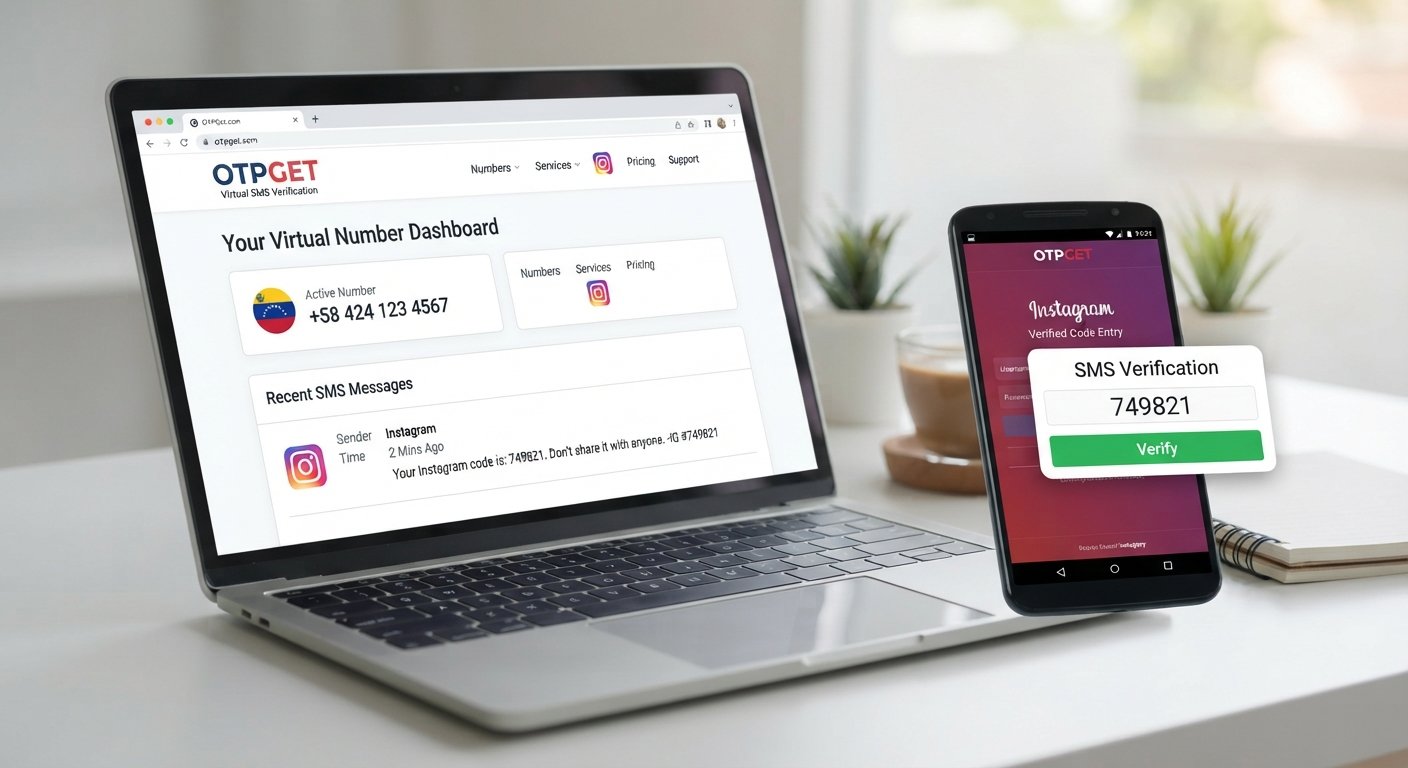 Venezuela Number for Instagram OTP: Get It with OTPGet Online
