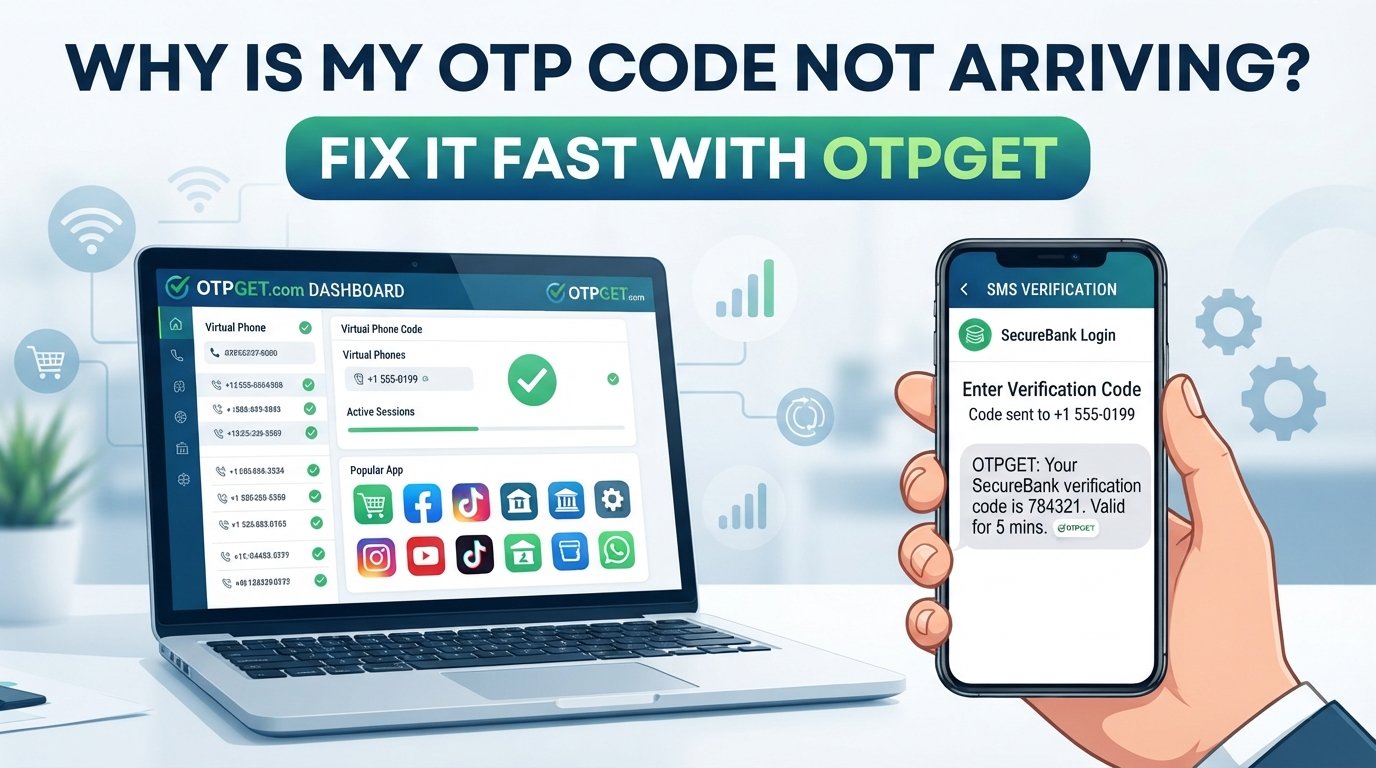 OTP Code Not Arriving? Causes, Fixes & OTPGET Solutions