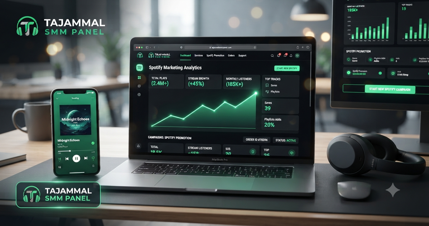 Affordable Spotify Plays Service by TAJAMMAL SMM PANEL