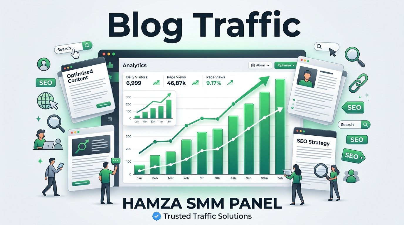 Buy Blog Traffic to Increase Visitors | HAMZA SMM PANEL