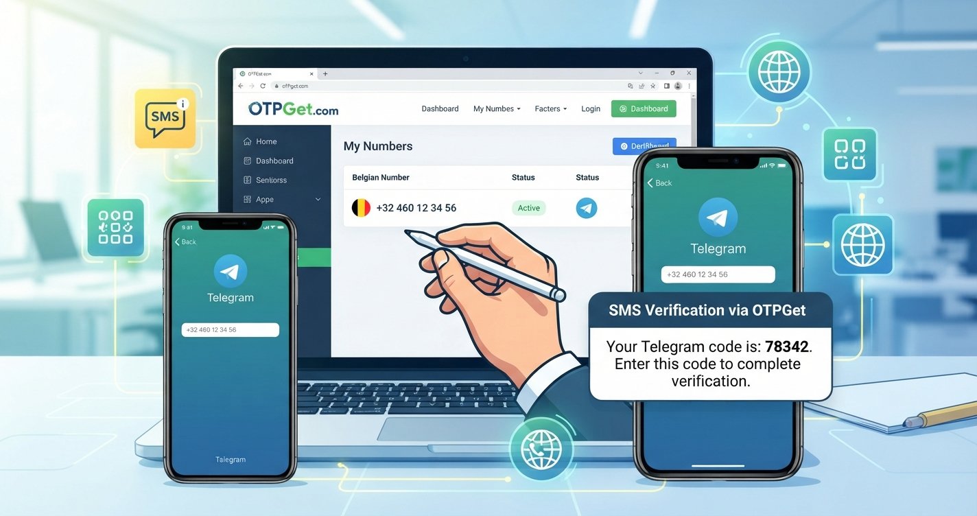 Buy Belgium Number for Telegram Verification | OTPGet Tips