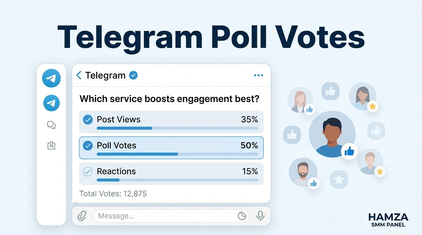 Buy Telegram Poll Votes | HAMZA SMM PANEL for Engagement Online