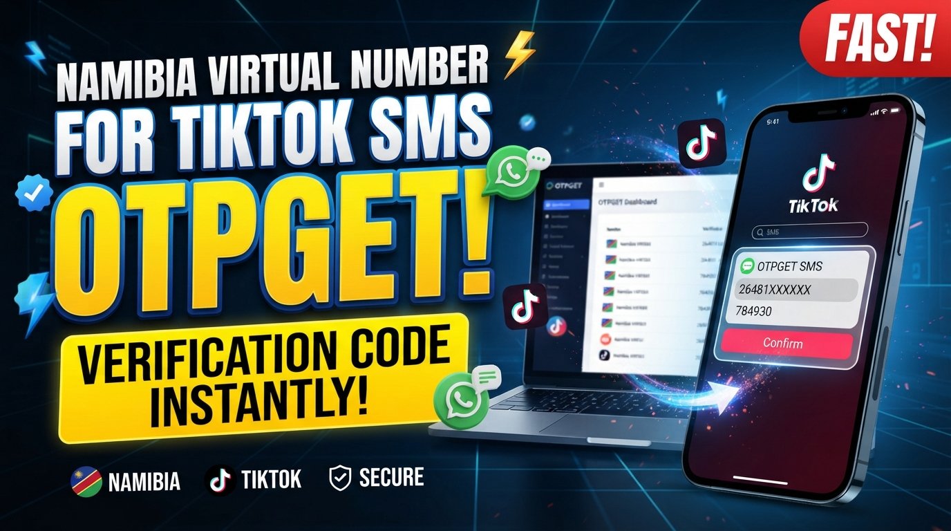 Namibia Virtual Number for TikTok SMS Verification | OTPGET Guide