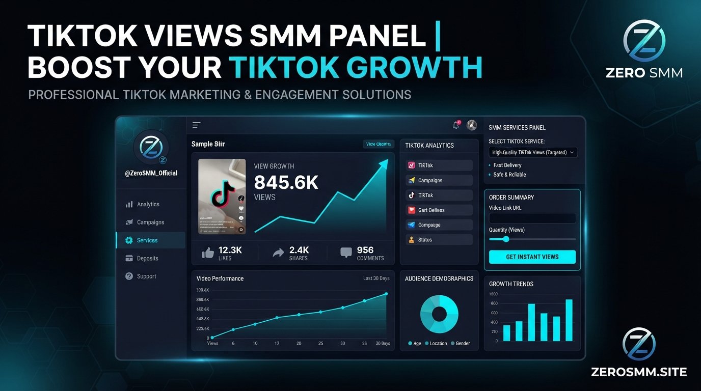TikTok Views SMM Panel: How SMM Services Work Guide | ZERO SMM
