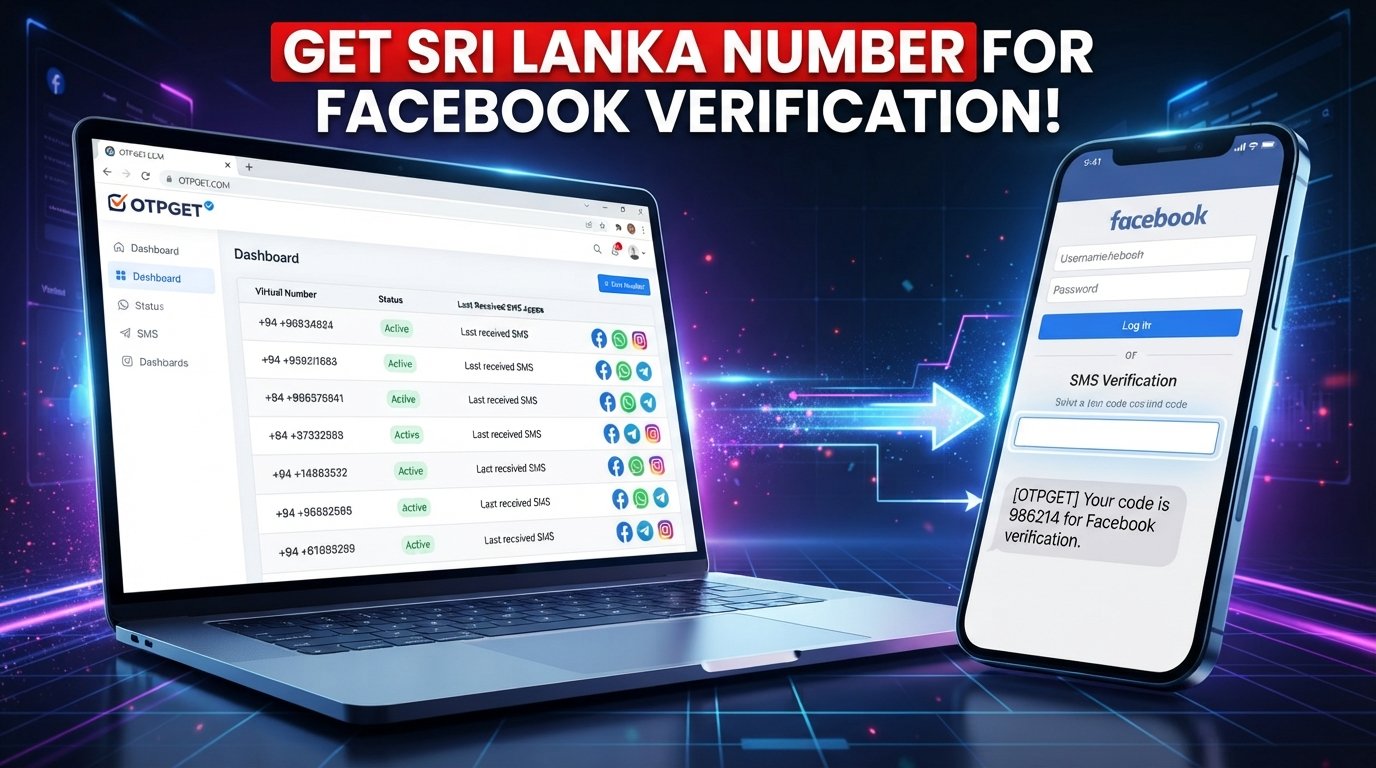 Buy Sri Lanka Number for Facebook Verification — OTPGET