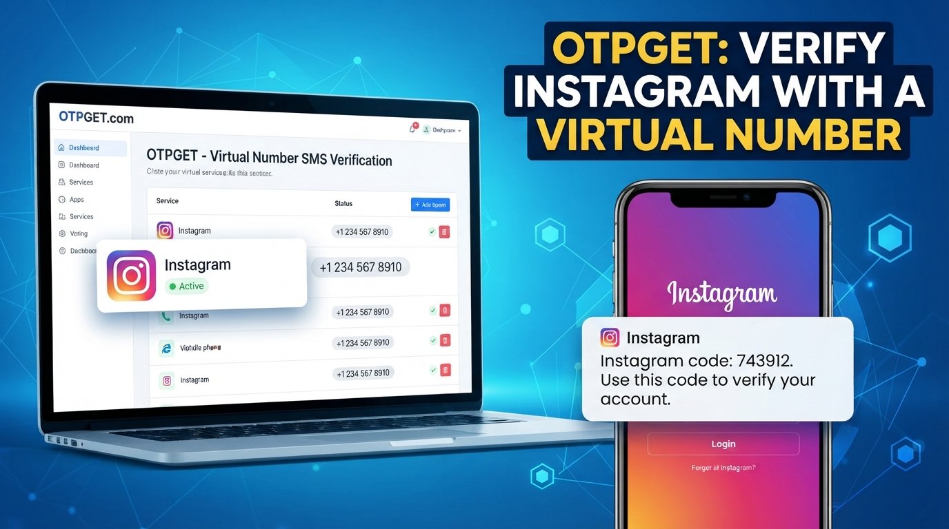 Verify Instagram With a Virtual Number – OTPGET Complete Guide