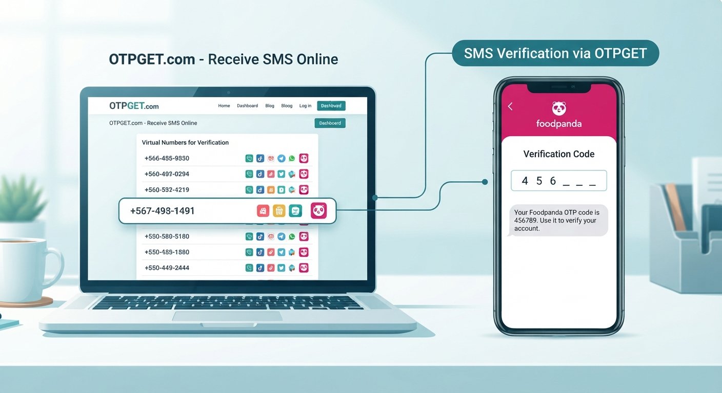 Verify Foodpanda with a Virtual Number: OTPGET Verification Guide