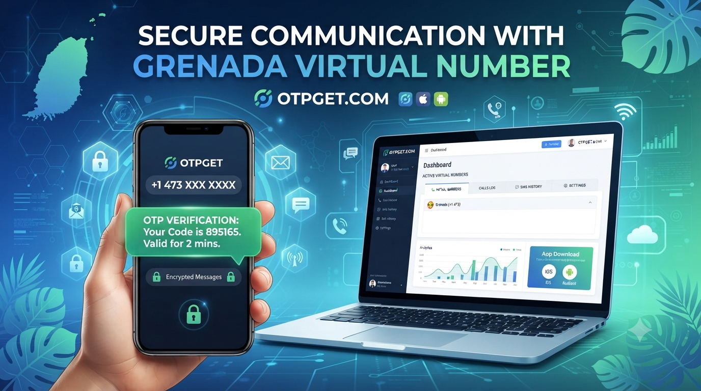Grenada Virtual Number for OTP Verification with OTPGET