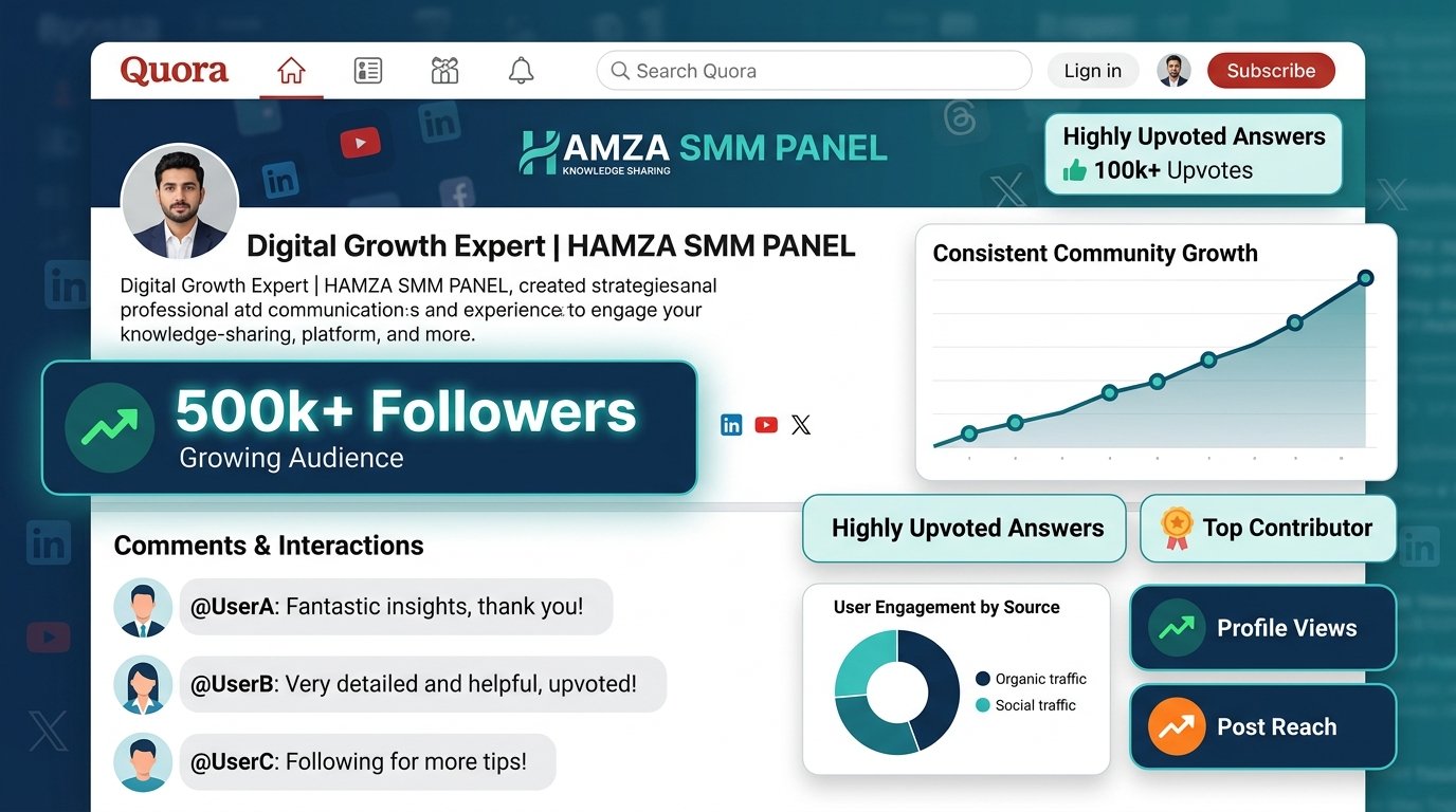 Buy Quora Followers with HAMZA SMM PANEL for Growth