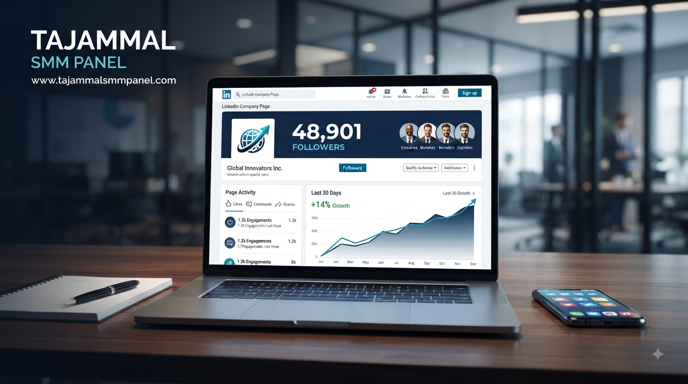 Buy LinkedIn Page Followers | TAJAMMAL SMM PANEL for Growth