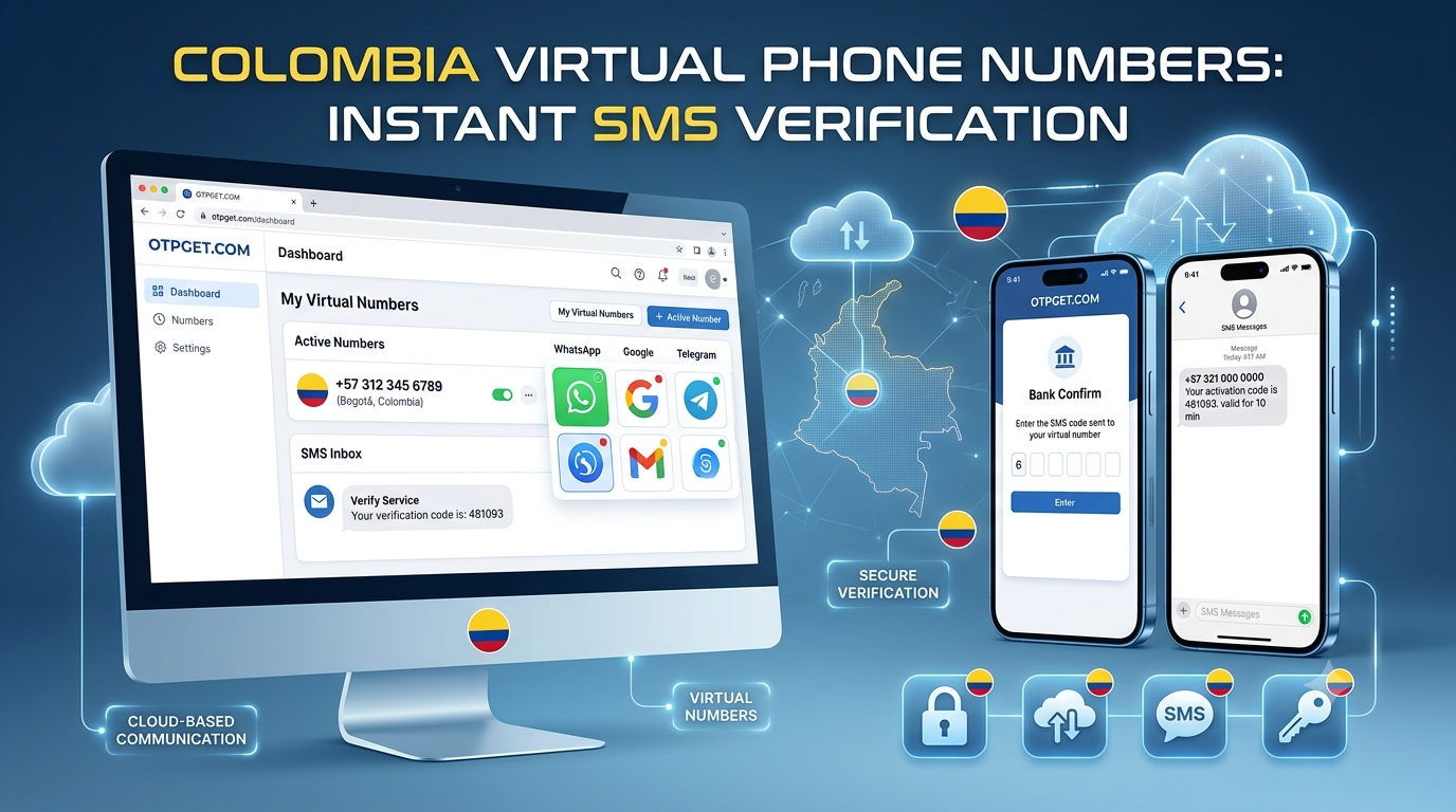 Buy Colombia Virtual Number Online for OTP Verification Guide