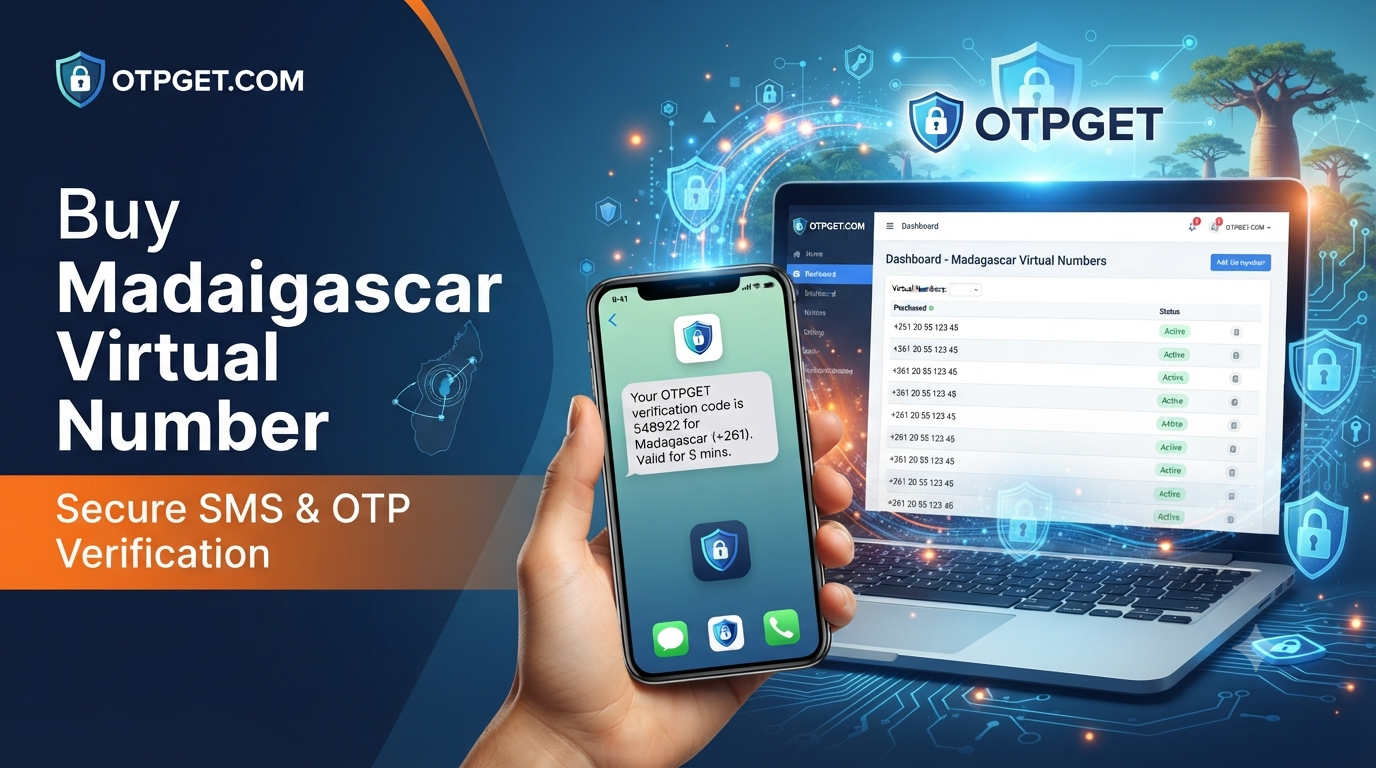 Buy Madagascar Virtual Number for OTP Verification with OTPGet
