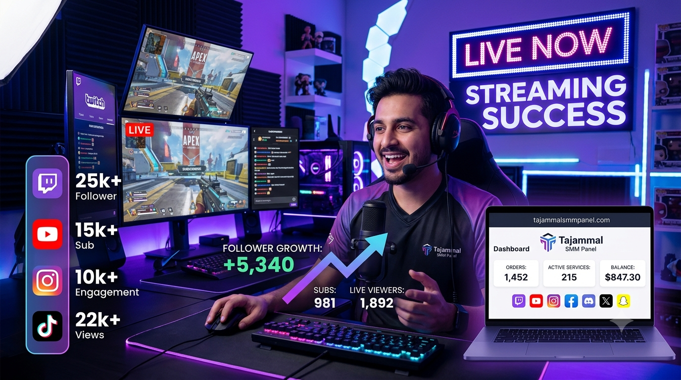 Buy Twitch Followers Instantly with TAJAMMAL SMM PANEL