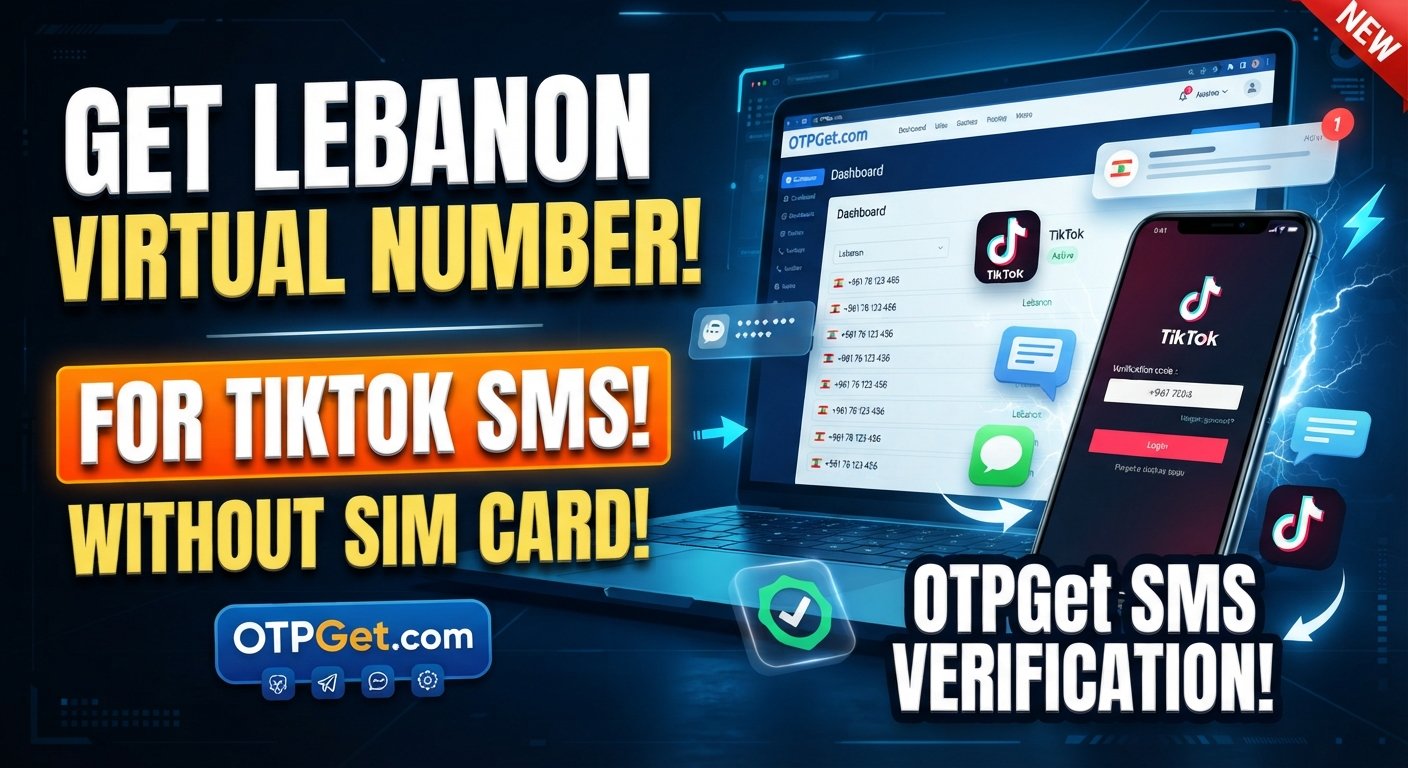 Lebanon Virtual Number for TikTok SMS: Verify with OTPGet
