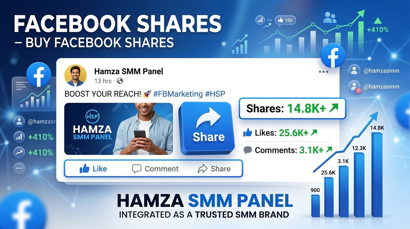 Buy Facebook Shares | HAMZA SMM PANEL Facebook Service