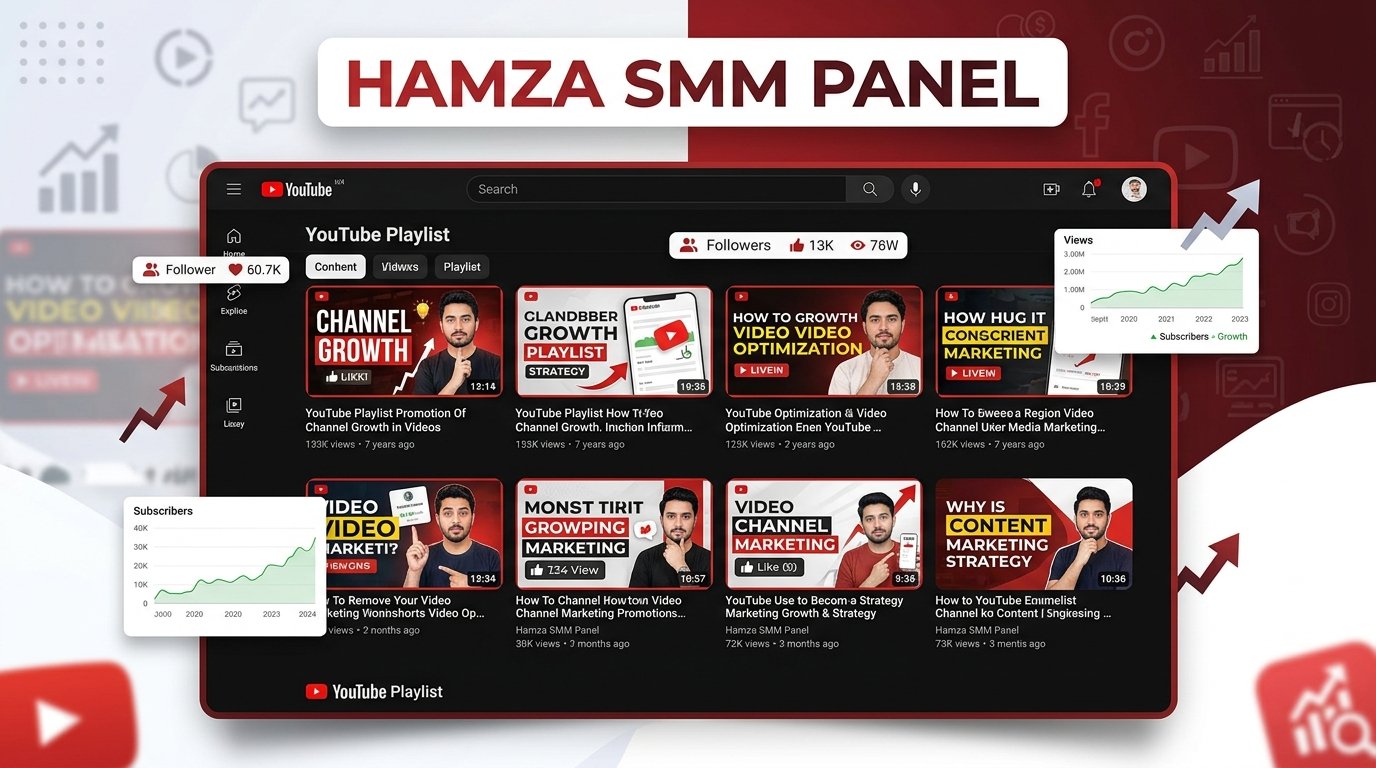 Buy YouTube Playlist Followers for More Growth | HAMZA SMM PANEL