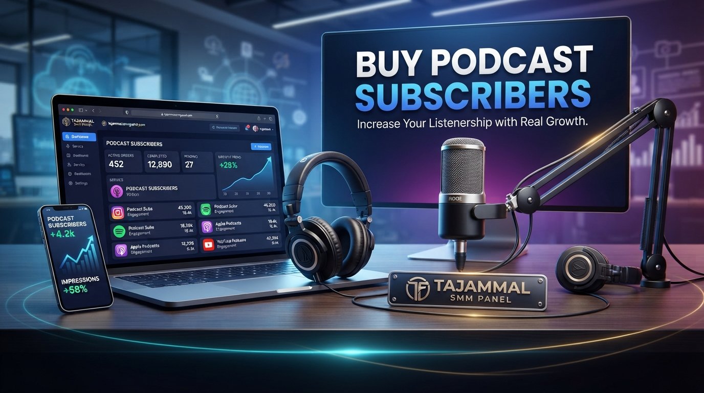 Buy Podcast Subscribers | Grow Your Audience with TAJAMMAL Panel