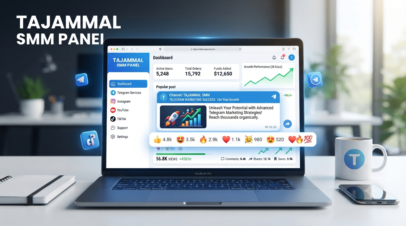 Telegram Reactions & Free Views | TAJAMMAL SMM PANEL Guide