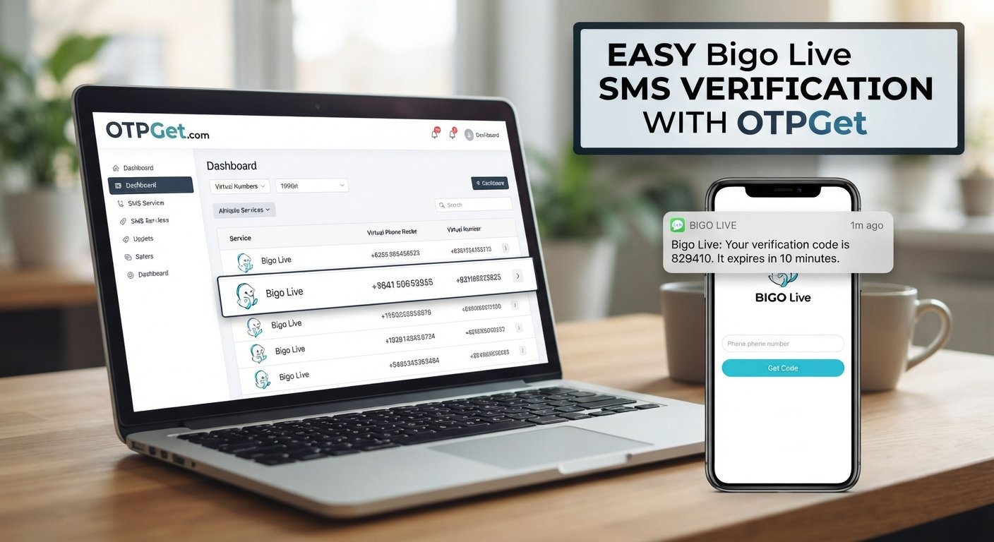 Bigo Live Phone Verification: Receive Your Code via OTPGet