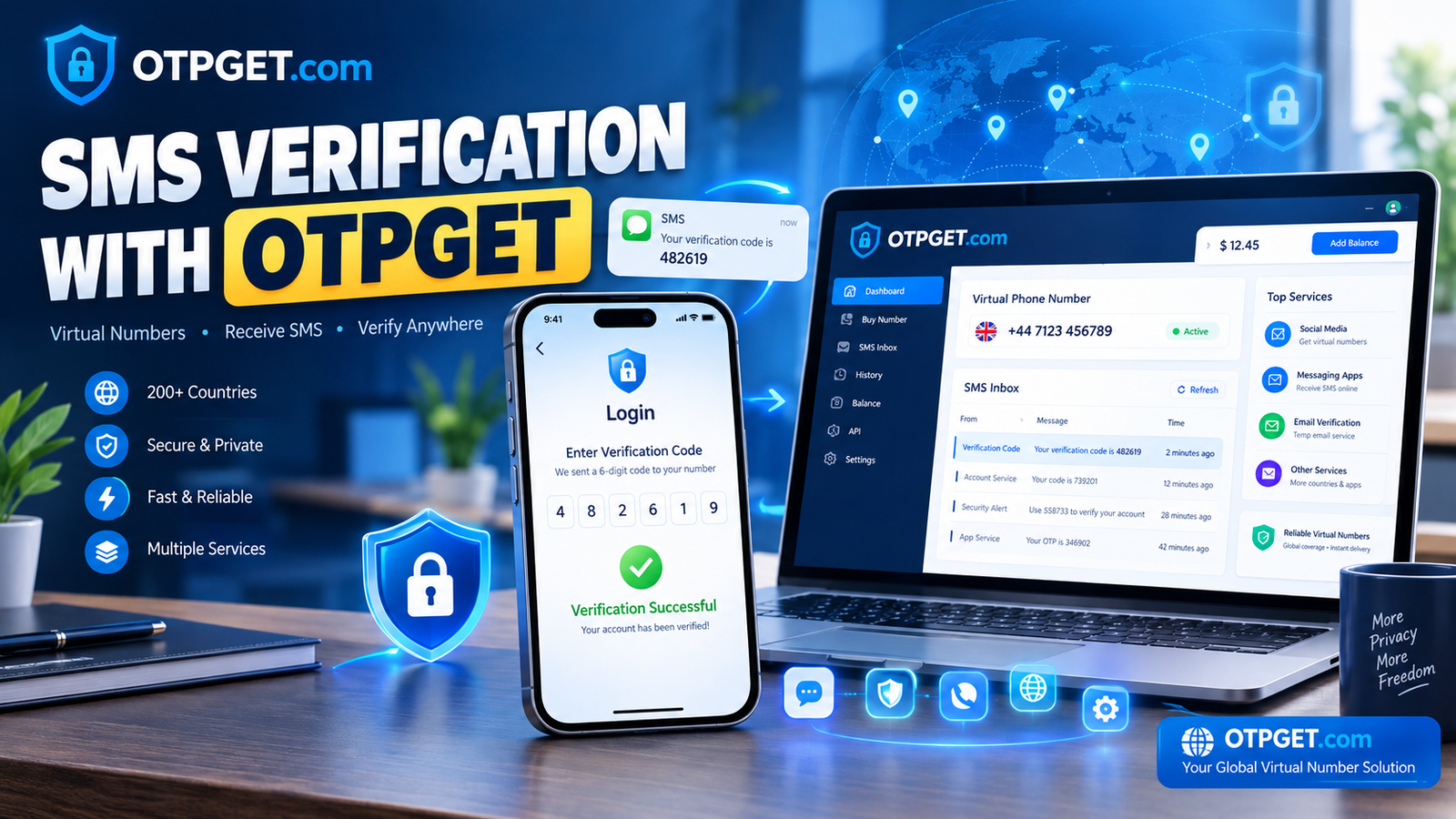 OTPGet User Sign In – Your Numbers Are Waiting When You Need Them