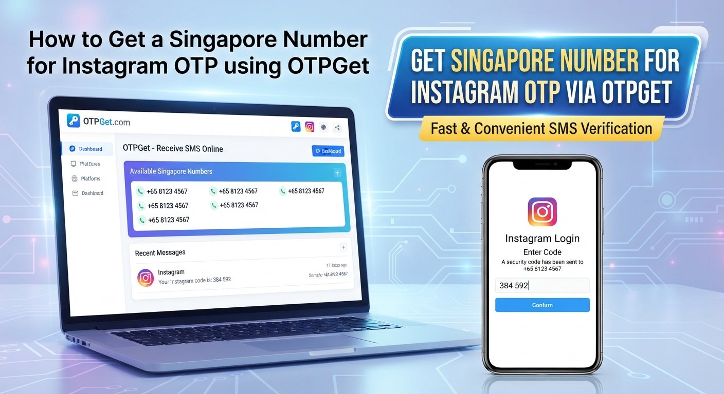 How to Get a Singapore Number for Instagram OTP Using OTPGet