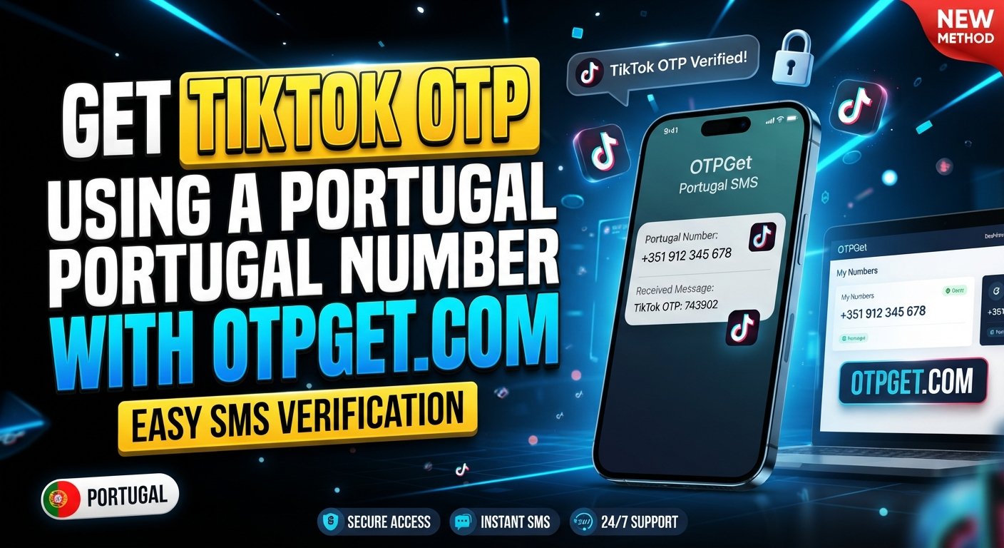Get TikTok OTP Code Using Portugal Number Online with OTPGet
