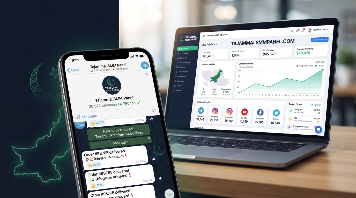Buy Telegram Members in Pakistan | TAJAMMAL SMM PANEL for Growth