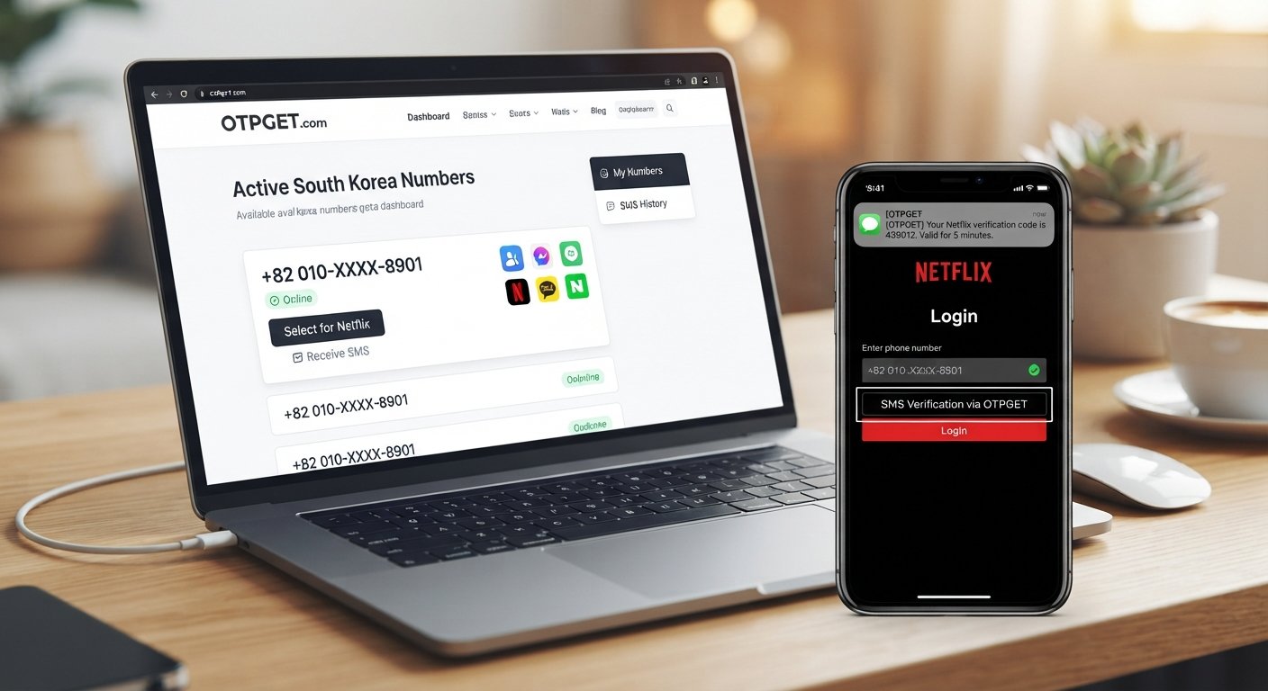 How to Get South Korea Number for Netflix: OTPGET Step-by-Step