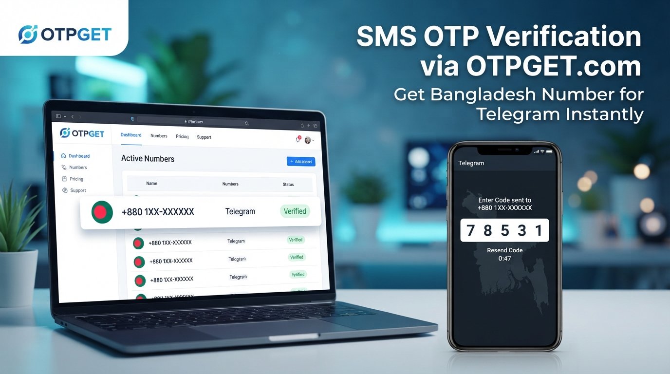 Get Bangladesh Number for Telegram OTP: OTPGET Tutorial Guide