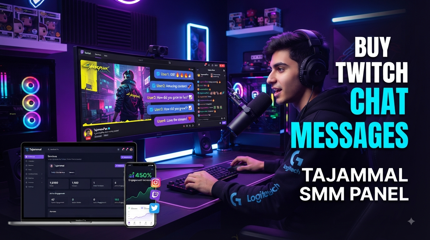 Buy Twitch Chat Messages | TAJAMMAL SMM PANEL Made Easy