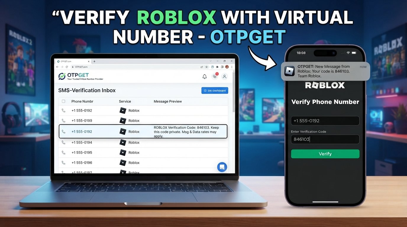Verify Roblox With a Virtual Number – OTPGet Guide