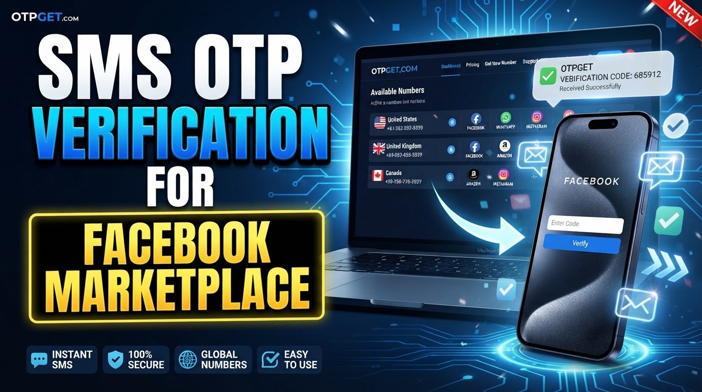 Facebook Marketplace SMS OTP Number Provider Full Guide | OTPGET