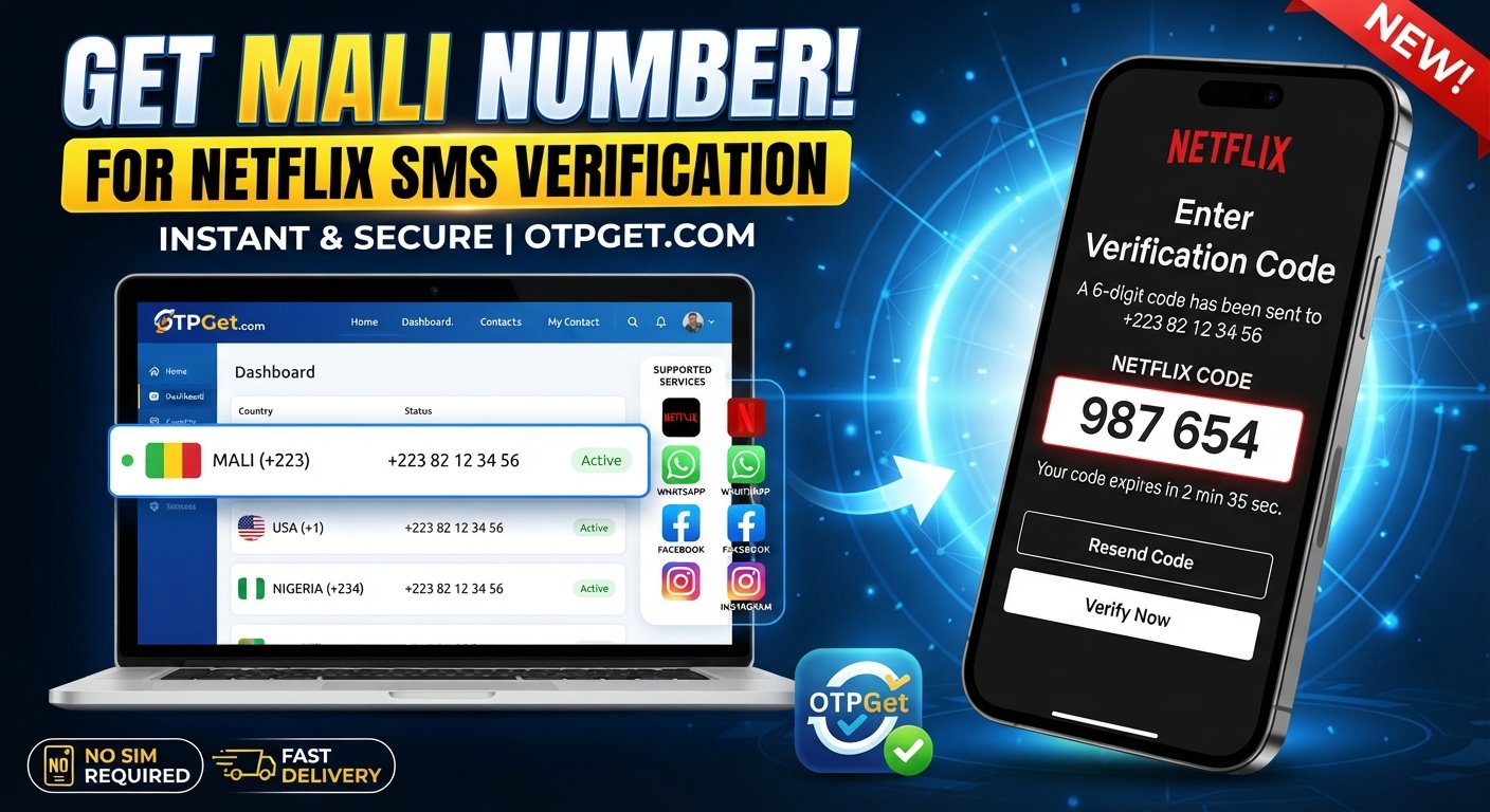 Mali Number for Netflix Verification: How to Use OTPGet Online