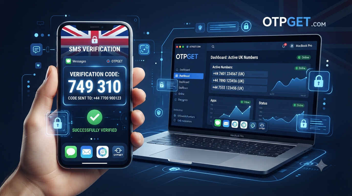 UK Number SMS Verification: Complete Guide to Use OTPGET Online