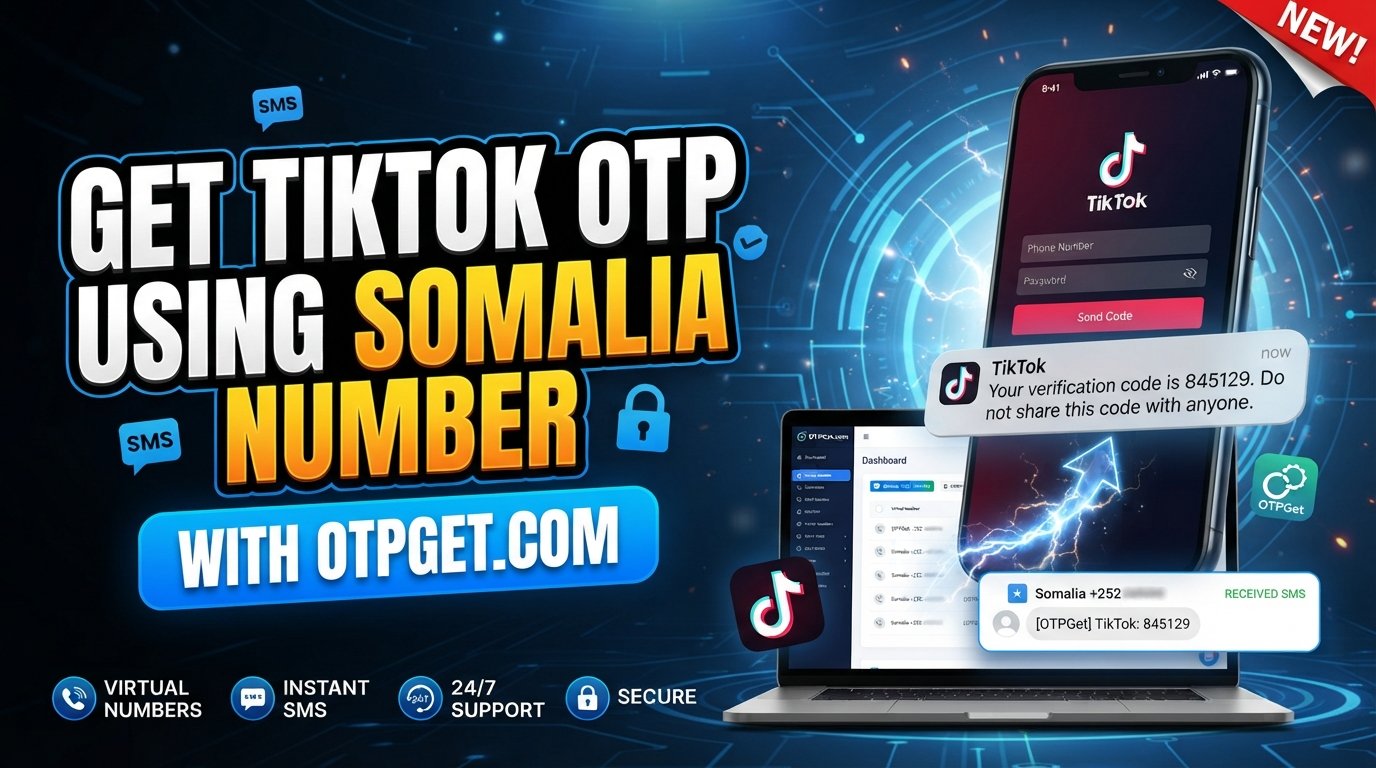TikTok OTP Code Using Somalia Number — OTPGet Complete Guide