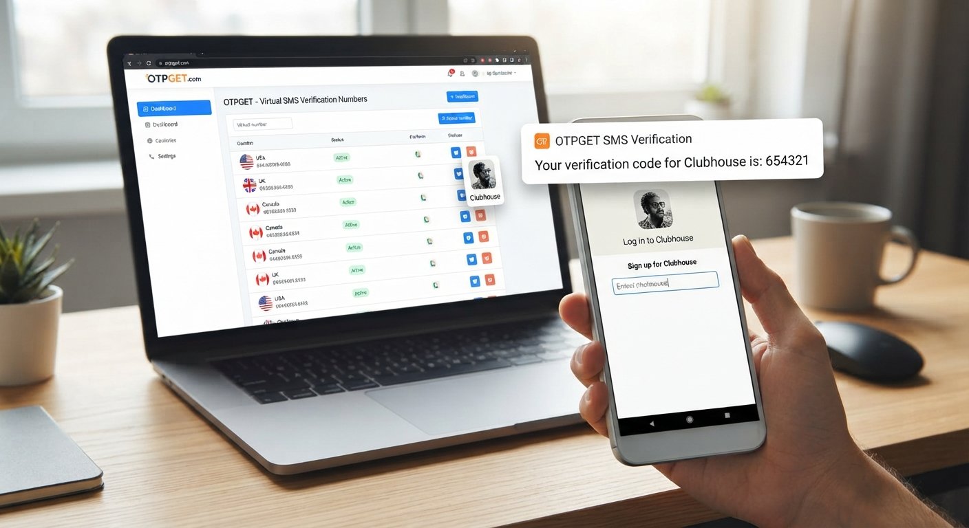 Clubhouse Sign-Up Number for Verification: How OTPGET Helps You