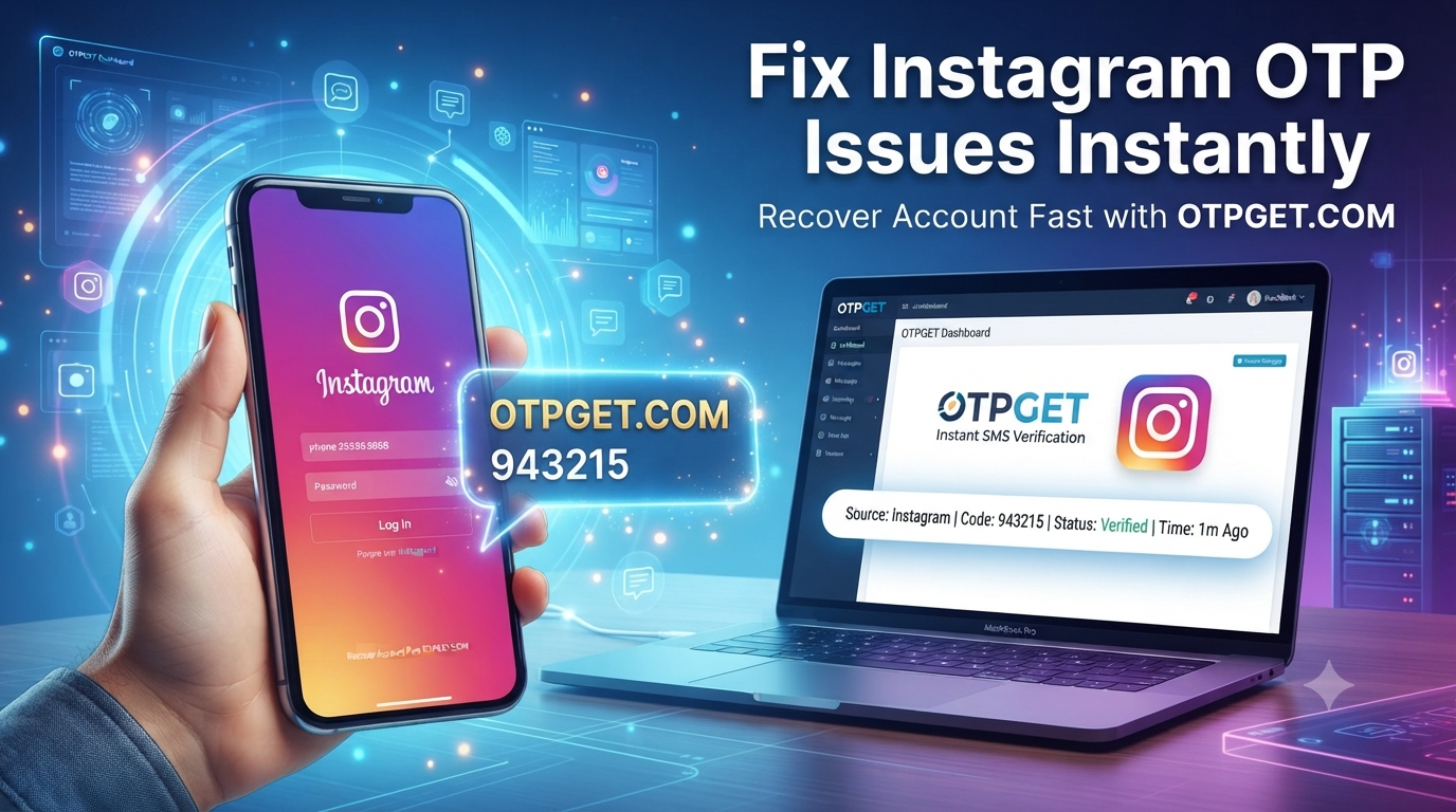 How to Do Instagram SMS Verification? OTPGET Fix & Guide Now