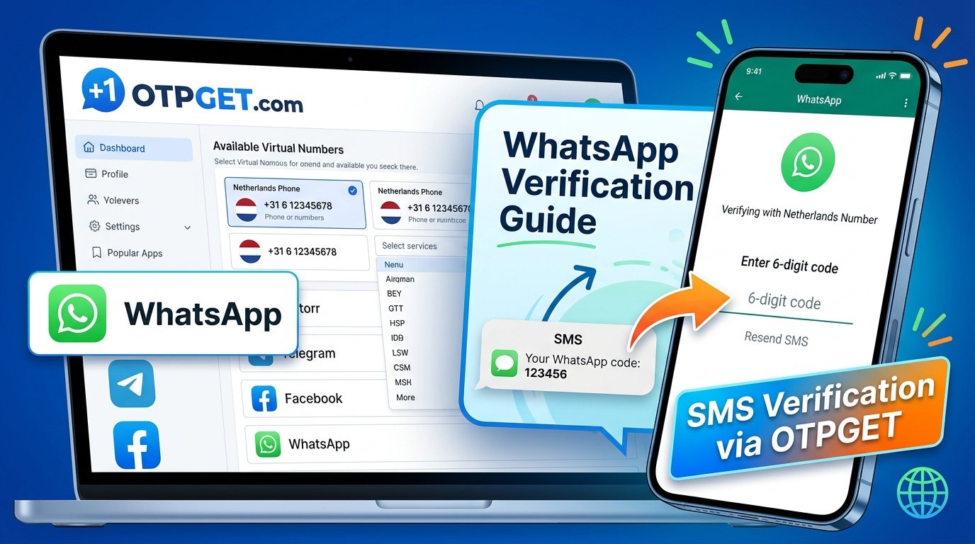 WhatsApp Verification With Netherlands Number | OTPGET Guide