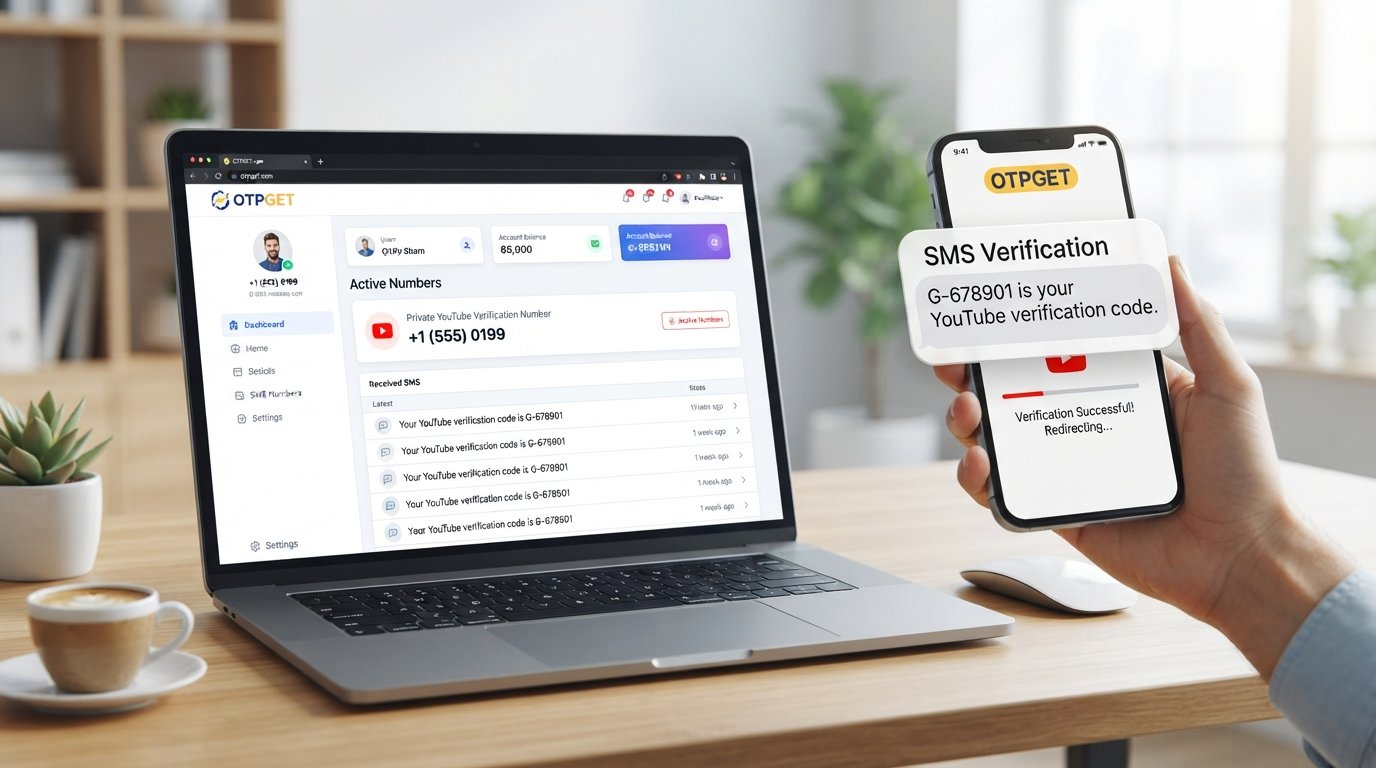 Private YouTube Verification Number | OTPGET for Safer Privacy