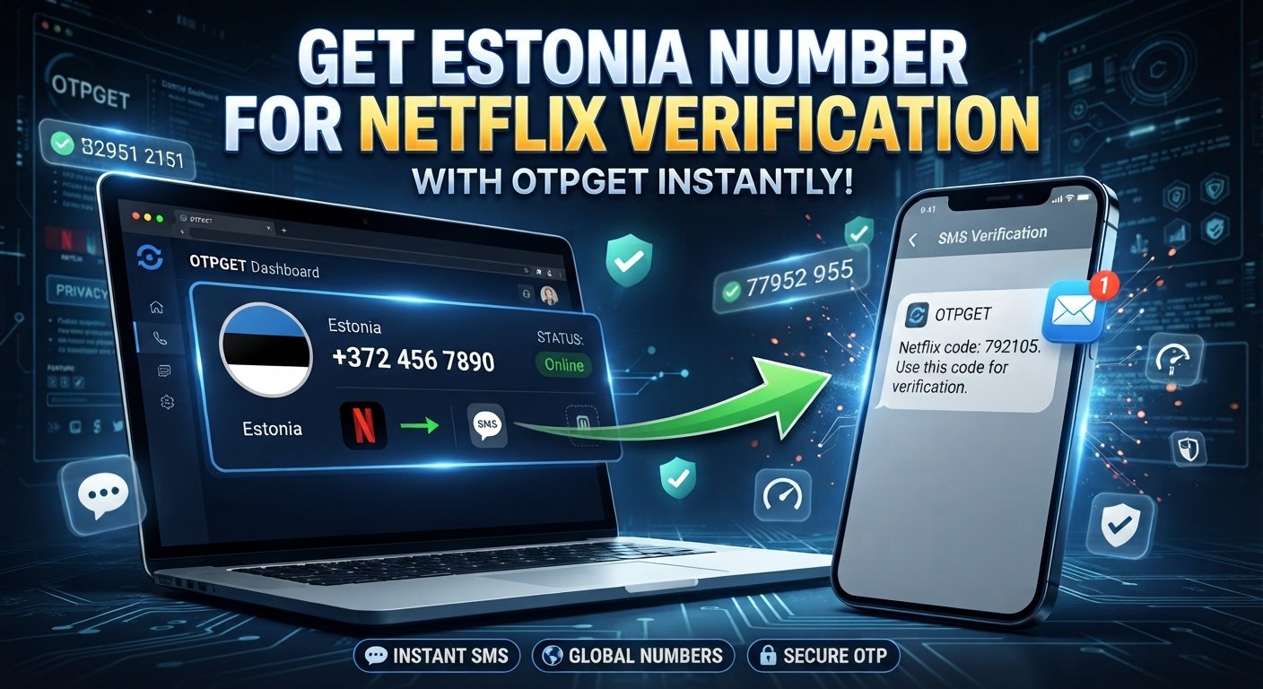 How to Get an Estonia Number for Netflix Verification | OTPGET