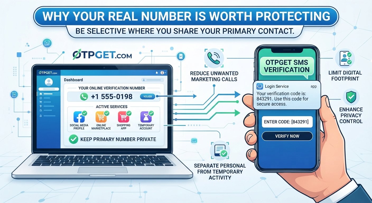 Why Protecting Your Real Phone Number Matters Online | OTPGET