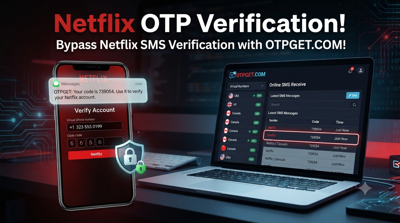 How to Get OTP Number for Netflix Verification Using OTPGET