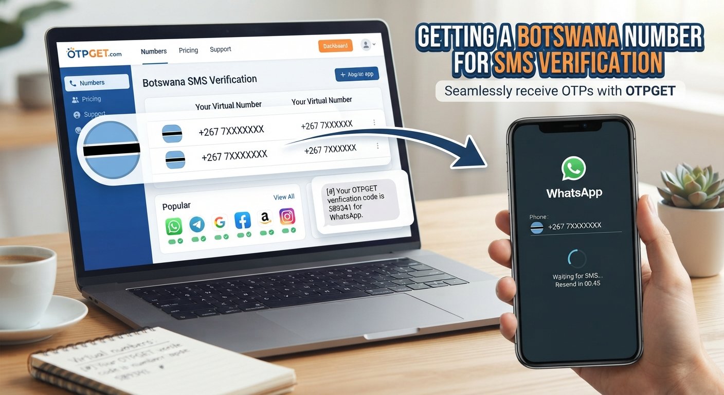 Get a Botswana Number for SMS Verification Online with OTPGET