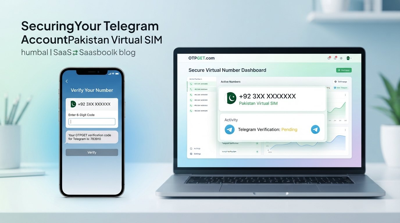 Pakistan Virtual SIM for Telegram Verification | OTPGET Guide