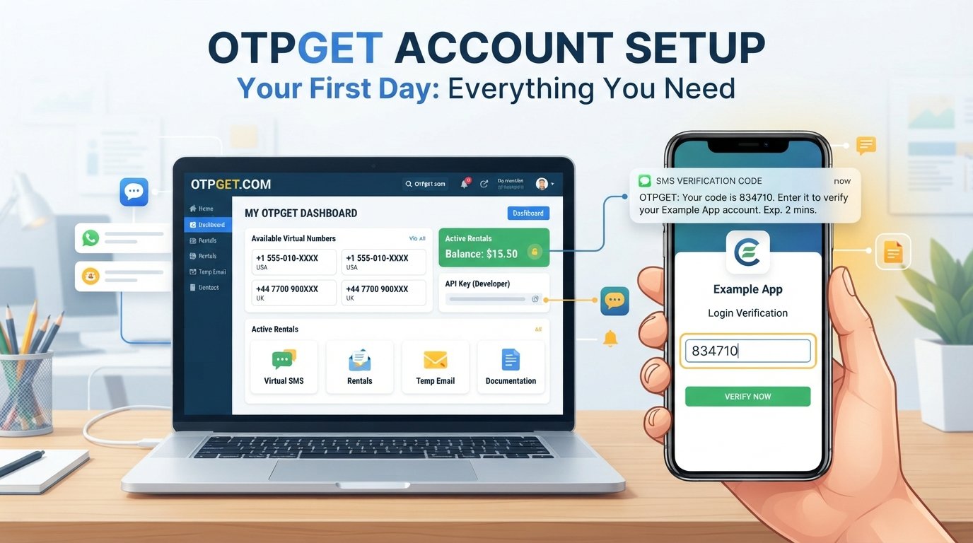 11. OTPGet Account Setup: Everything You Need for Your First Day