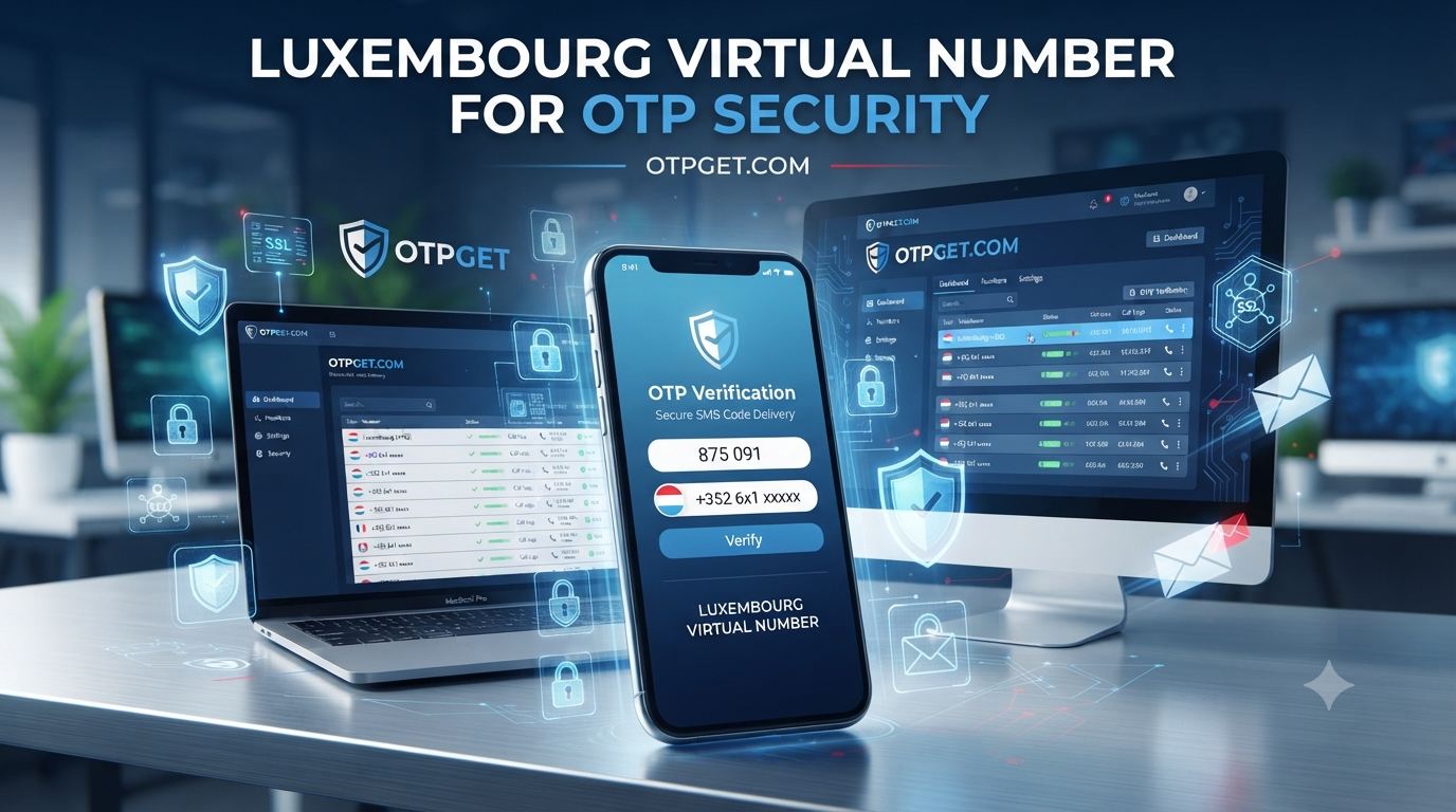 Luxembourg Virtual Number for OTP Verification — OTPGET Secure